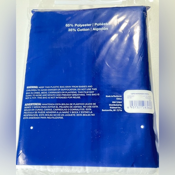 NIB -George[g] 13 Men’s Handkerchiefs arctic white - Picture 2 of 3